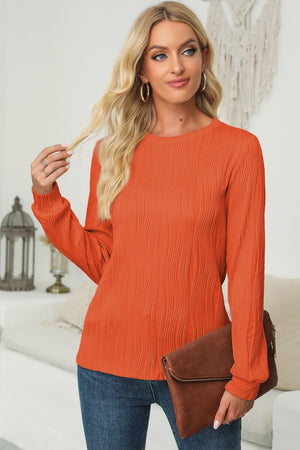 Talk About Texture Long Sleeve Top