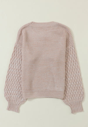 Colder Days Cable-Knit Sweater