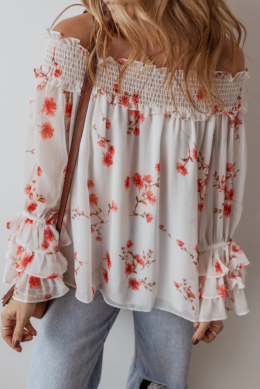 Floral On My Mind Off Shoulder Blouse