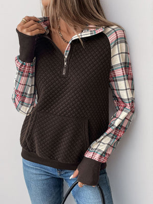 Play Days Plaid Sweatshirt