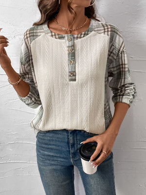 Not Your Plain Jane Plaid Top