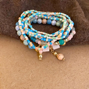 Bands of Beads Bracelet Set