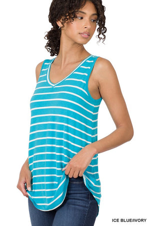 Layer Up Club Striped Tank