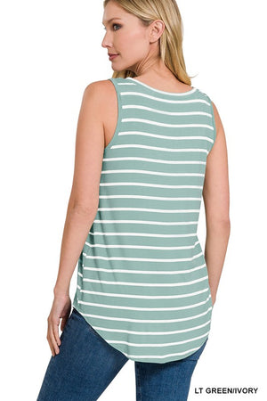 Layer Up Club Striped Tank