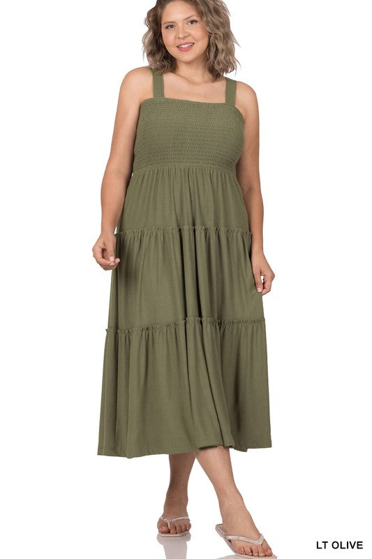Rising Temps Smocked Dress