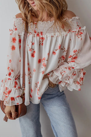 Floral On My Mind Off Shoulder Blouse