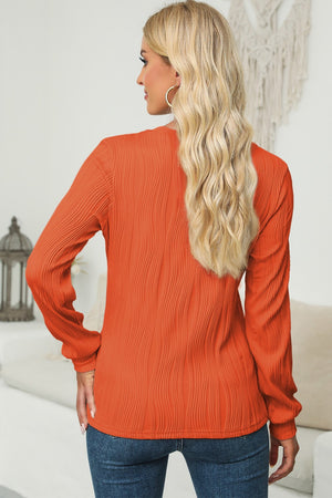 Talk About Texture Long Sleeve Top