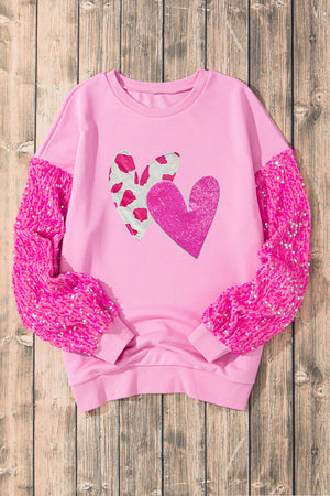 Sparkle Hearts Sweatshirt