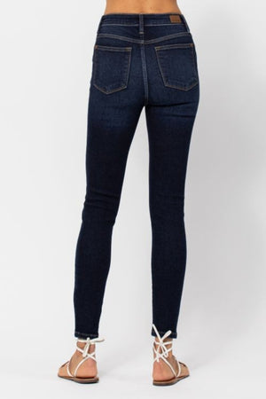 Krista High Waist Handsand Skinny Jeans by Judy Blue