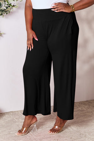 Sassy & Smocked Wide Leg Pants