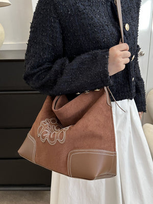 Seeking Adventure Suede Bag