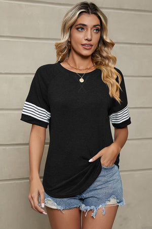 Sitting With Stripes Tee