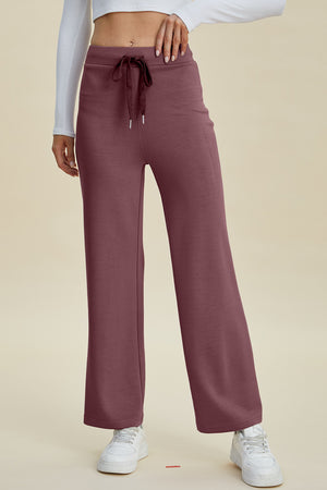 Lazy Days Drawstring Wide Leg Pants