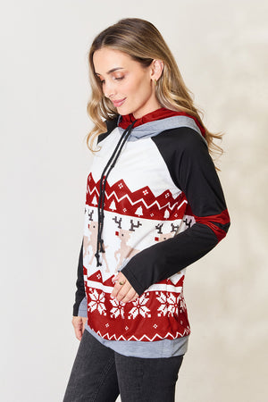 Reindeer Long Sleeve Hoodie