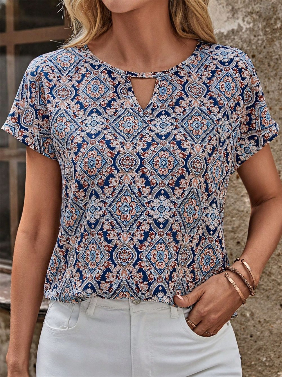 Mystifying Mosaic Blouse