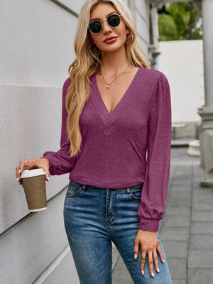 Classic Calling V Neck Long Sleeve Tee