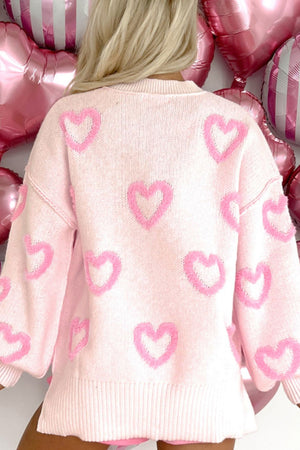 Hearts All Around Sweater