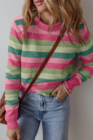 Switch It Up Striped Sweater