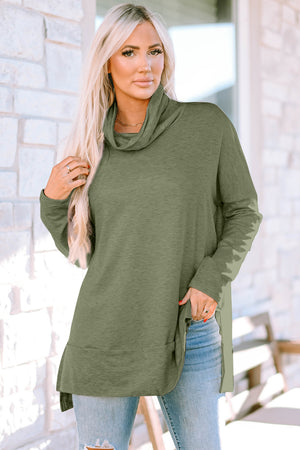 Cold Weather Goddess Cowl Neck Top