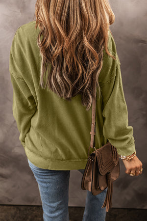 Sunrise Hike Sweatshirt in Matcha Green