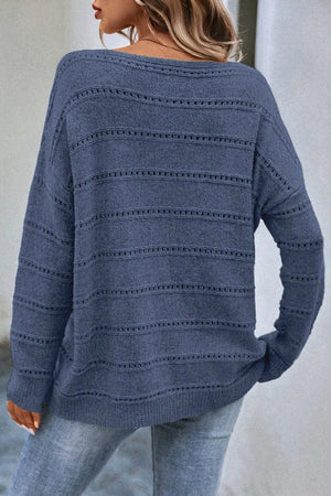 Step Out In Style Dropped Shoulder Sweater