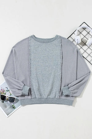 Choose A Side Waffle Knit Top