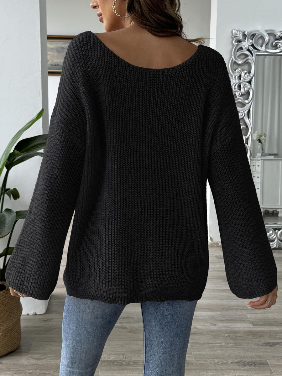 Heart Stopper Dropped Shoulder Sweater