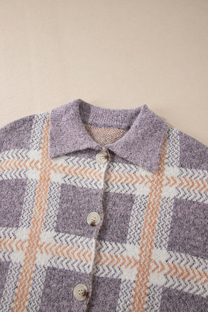 Plaid Pleasure Cardigan