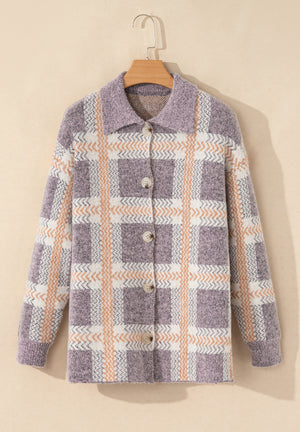 Plaid Pleasure Cardigan