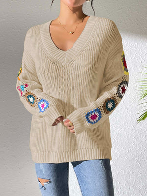 Flower Patches Sweater