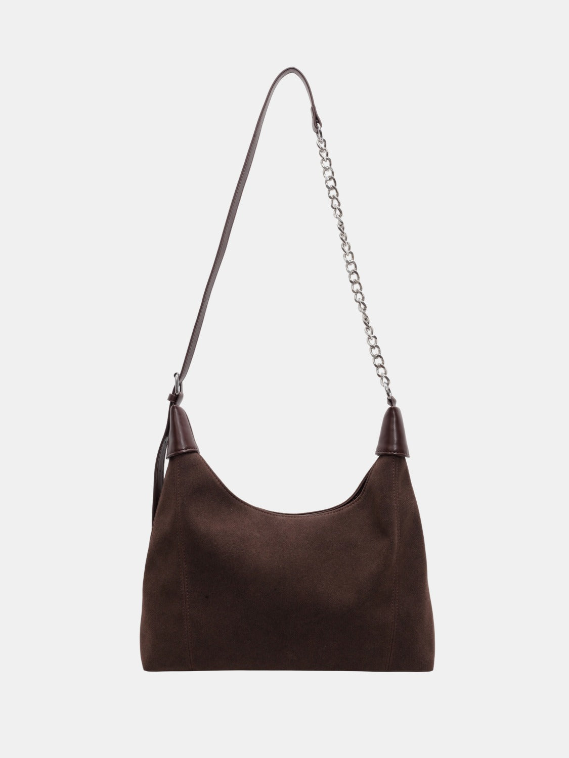 Kinsley Suede Adjustable Strap Shoulder Bag