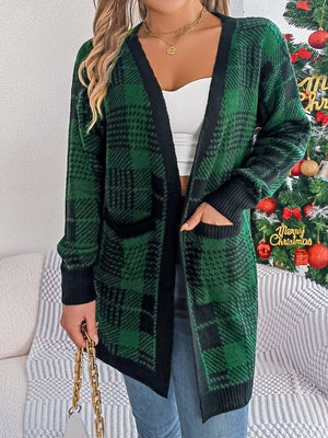 Plaid Cardigan