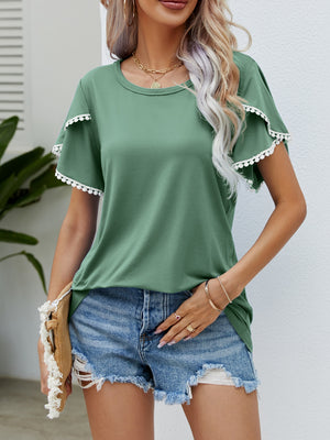 Flit About Flutter Sleeve Tee