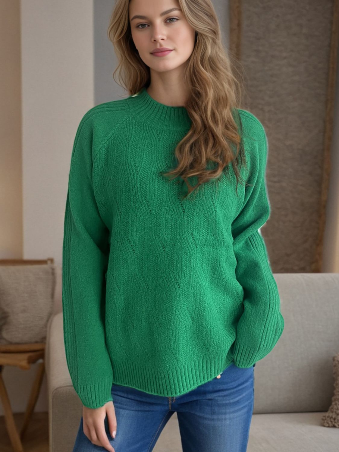 Make The Most Of It Mock Neck Sweater