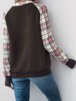 Play Days Plaid Sweatshirt