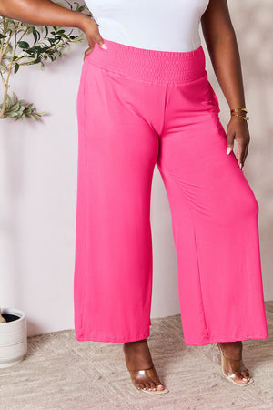 Sassy & Smocked Wide Leg Pants