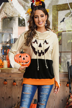 Jack-O'-Lantern Graphic Sweatshirt