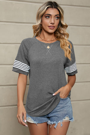 Sitting With Stripes Tee