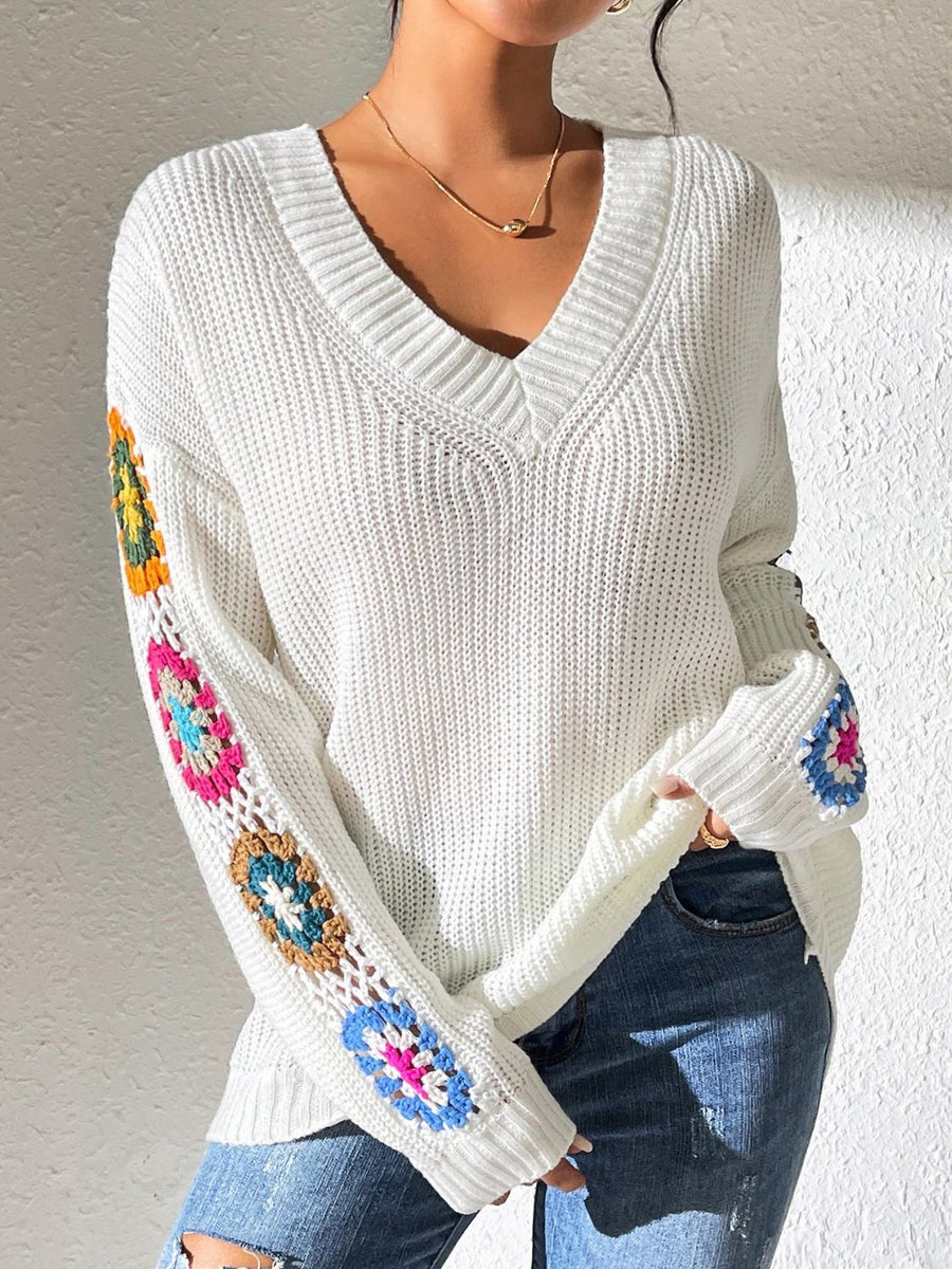 Flower Patches Sweater