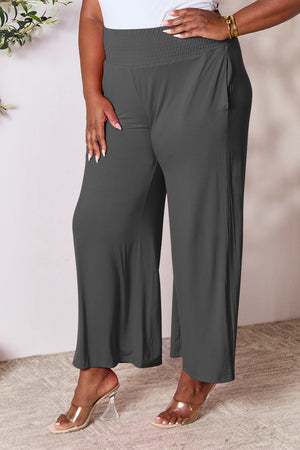 Sassy & Smocked Wide Leg Pants