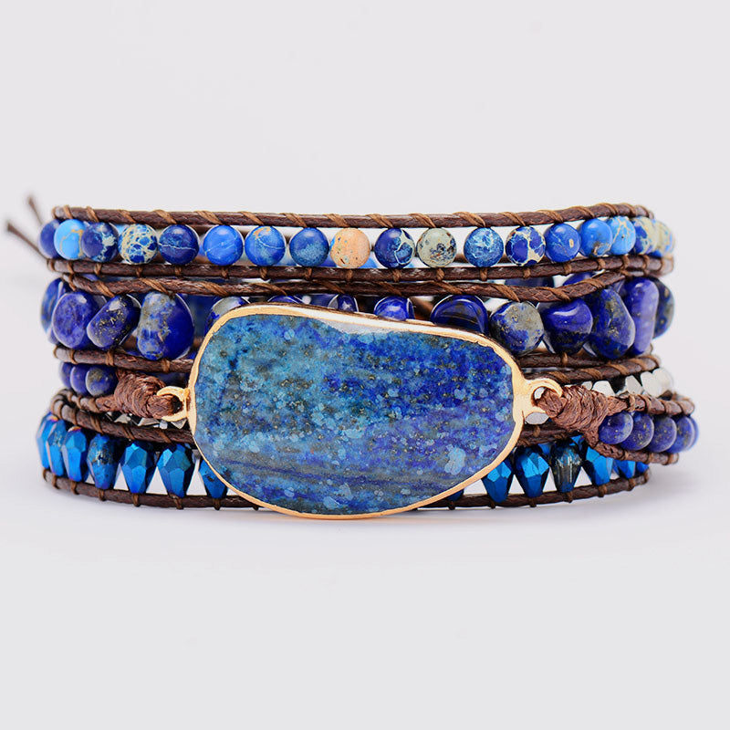 Luxe Lapis Braided Bracelet