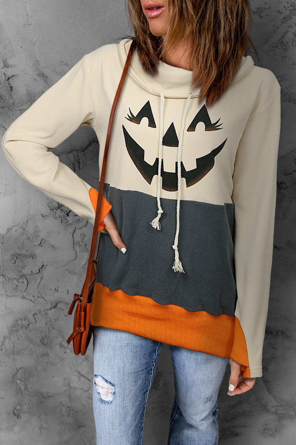 Jack-O'-Lantern Graphic Sweatshirt