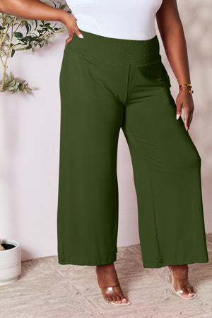 Sassy & Smocked Wide Leg Pants