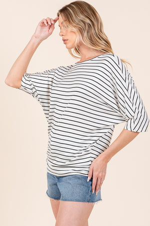 Casual Days Dolman Sleeve Top in Ivory