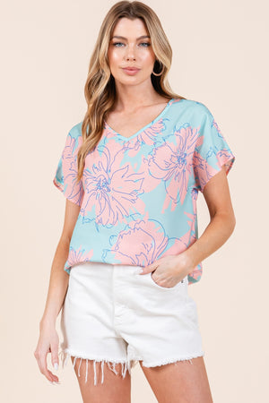 Lazy Days Floral Tee