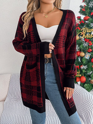 Plaid Cardigan