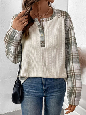 Not Your Plain Jane Plaid Top