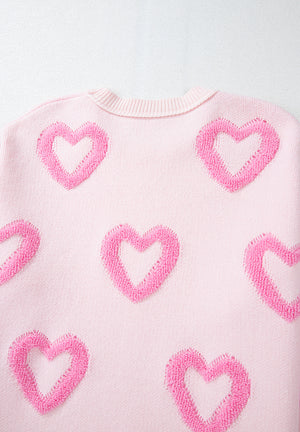 Hearts All Around Sweater