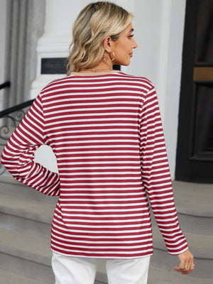 Nantucket Notched Long Sleeve Tee