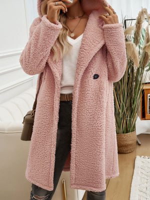 It Girl Hooded Teddy Coat